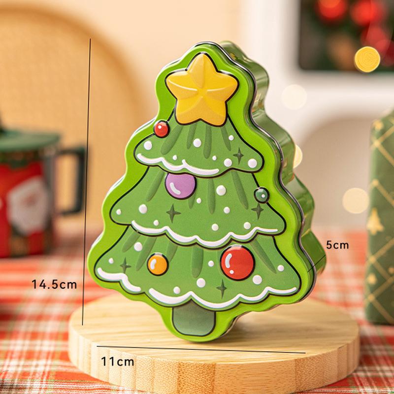 Weihnachtliche Blech Süßigkeitenboxen Mehrere entzückende Designs Für Weihnachtsgeschenke Partygeschenke Heimdekoration