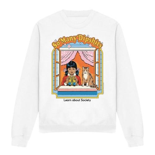 Steven Rhodes Unisex Adult So Many Dipshits Sweatshirt