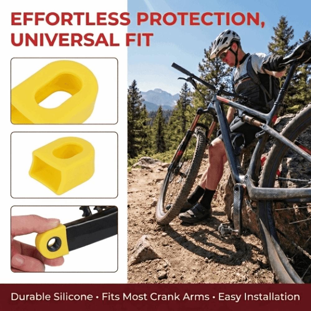 10PCS Multicolor Cycling Crank Boot Protectors Soft Crank Arm Cover  Bicycle Cycling