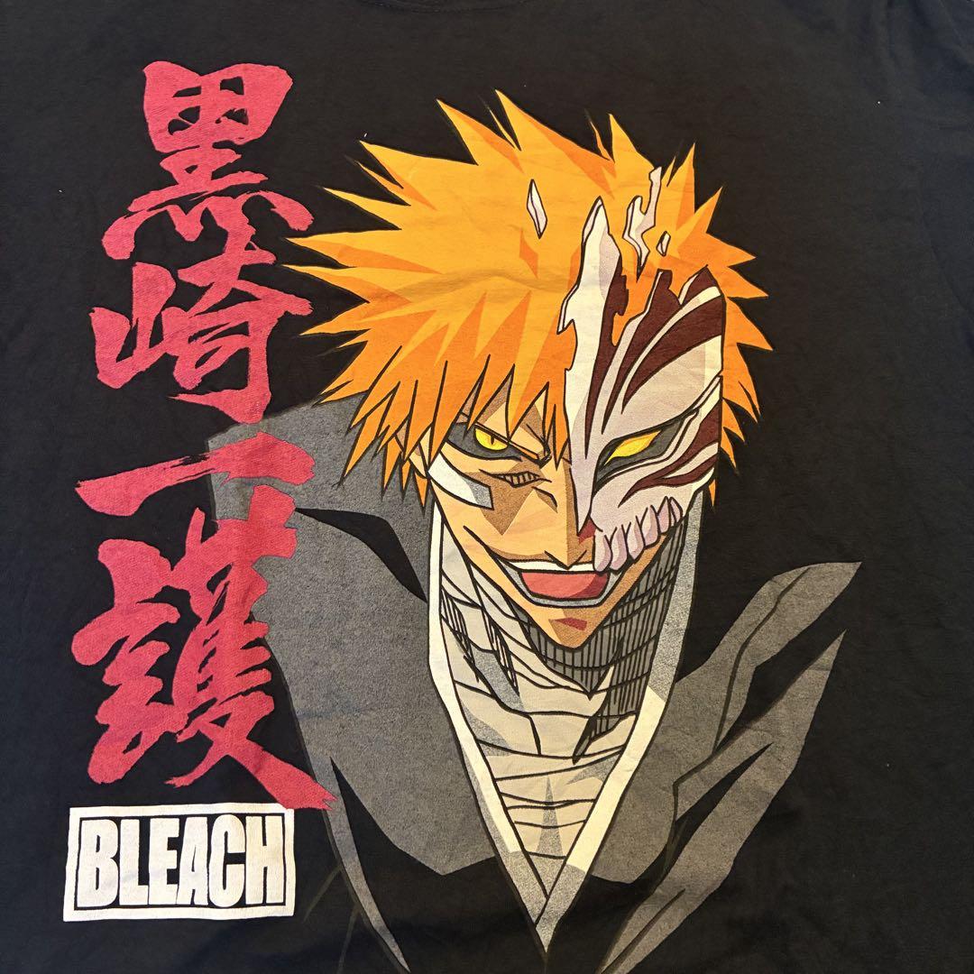 

[USED] BLEACH Ichigo Kurosaki T-shirt, size S, black, official anime T-shirt