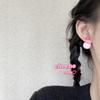Sweet and cool girl~ Light luxury high-end butterfly earrings New year's trendy cold wind sweet stud earrings and ear jewelry