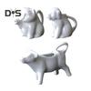 Urcior din ceramică pentru smântână, ulcior de lapte în formă de vacă, pentru cafea, ceai, ciocolată caldă, design animal drăguț, ușor de curățat, accesoriu pentru masă de bucătărie