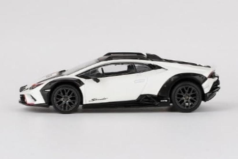 MINI GT MiJo Exclusives Lamborghini Huracan Stellato Bianco Asopo White Finished Product × 1/64 (Left Handle)