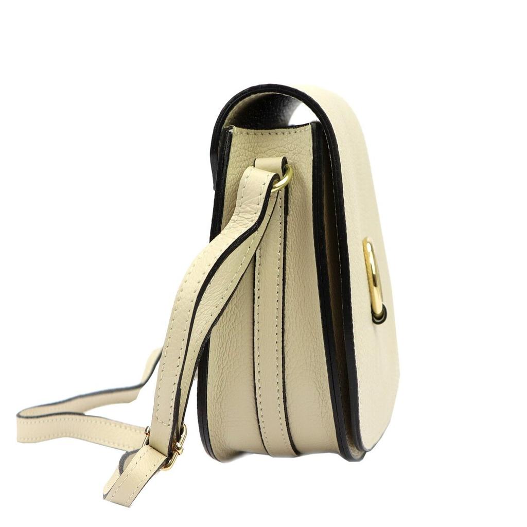 Women's Leather Crossbody Bag with Flap