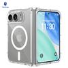 The New Product Is Suitable for Apple 18fold Transparent Magnetic Mobile Phone Case Iphone18 Left and Right Folding Protective Case.