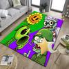 Vibrant Battle Zombies Office Rug Chair Mat, Game Carpet, Suitable for Front Door, Bedroom, Living Room, Desk, Holiday Gift