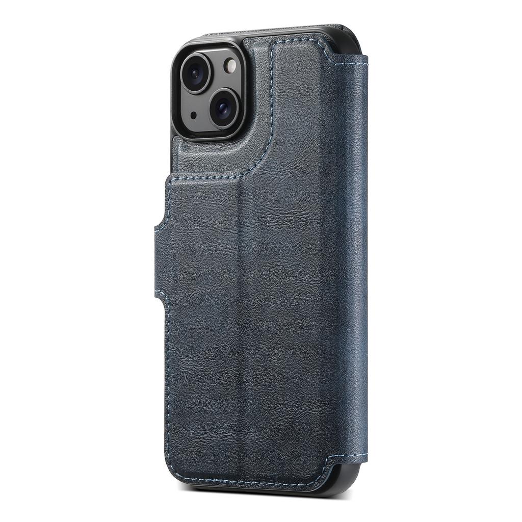 SUTENI Q-05 For iPhone 14/13 Wallet Case 2 in 1 Detachable Leather Flip Phone Cover with Stand
