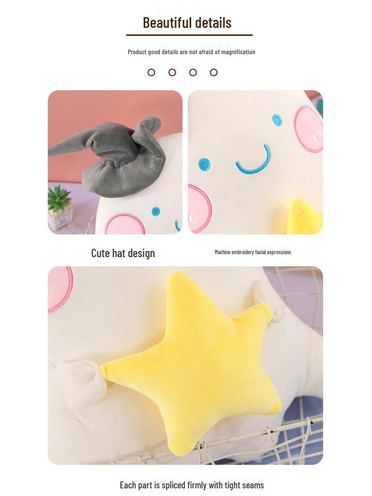 Cuddly Ghost Plush Doll for Kids' Comfort and Companionship