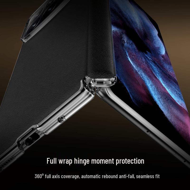 Xiaomi MIX Fold 4 Magnetic Hinge Leather Case