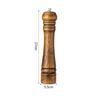 5/8/10 Inch Wooden Pepper Grinder Salt and Pepper Mill Spice Grain Grinder With Adjustable Ceramic Grinding Core Manual Grinder