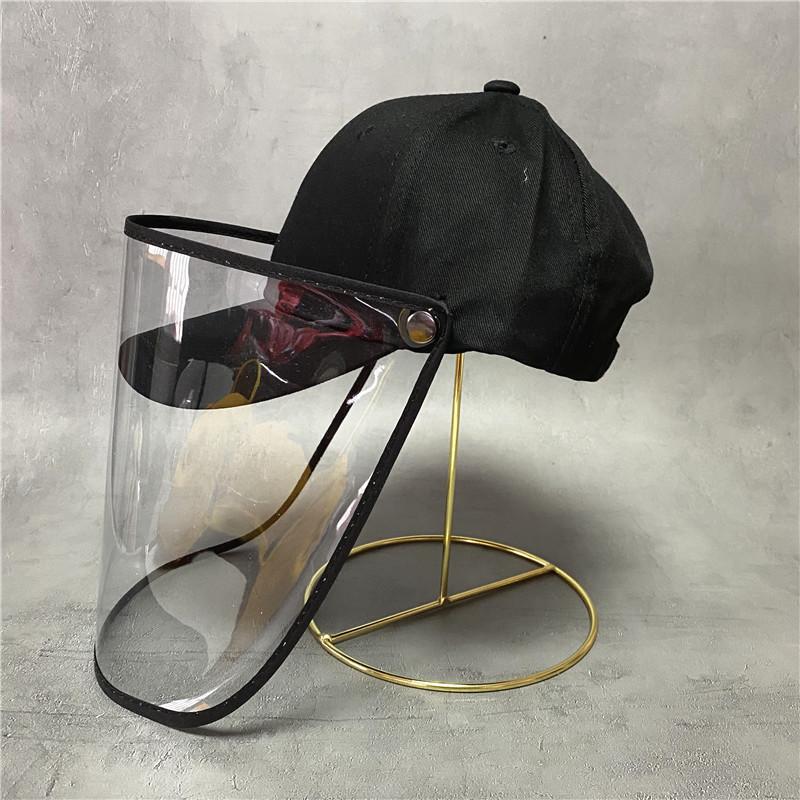 Bucket hat women's Korean tide with mask winter black hat women's dust-proof sun-proof wind-proof droplet-proof hat