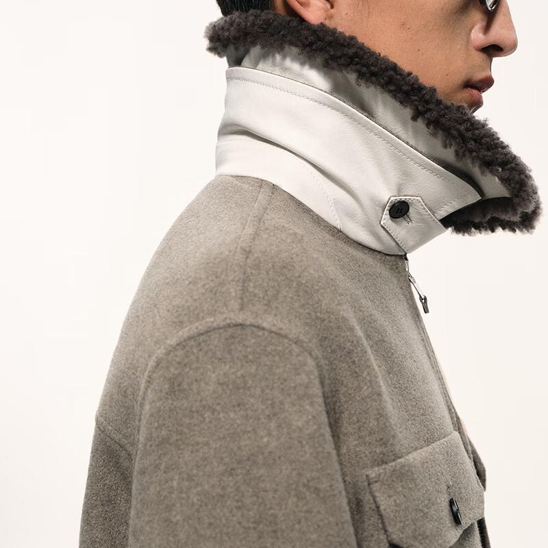 Men's 2025 Winter Lapel Wool Blend Jacket