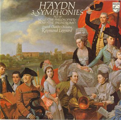 LP deska JOSEPH HAYDN, ENGLISH CHAMBER ORCHE - 3 symfonie č.. 39, Ne. 22" Použitá klasická kytara Ph 839796 Philips 1969 Holland