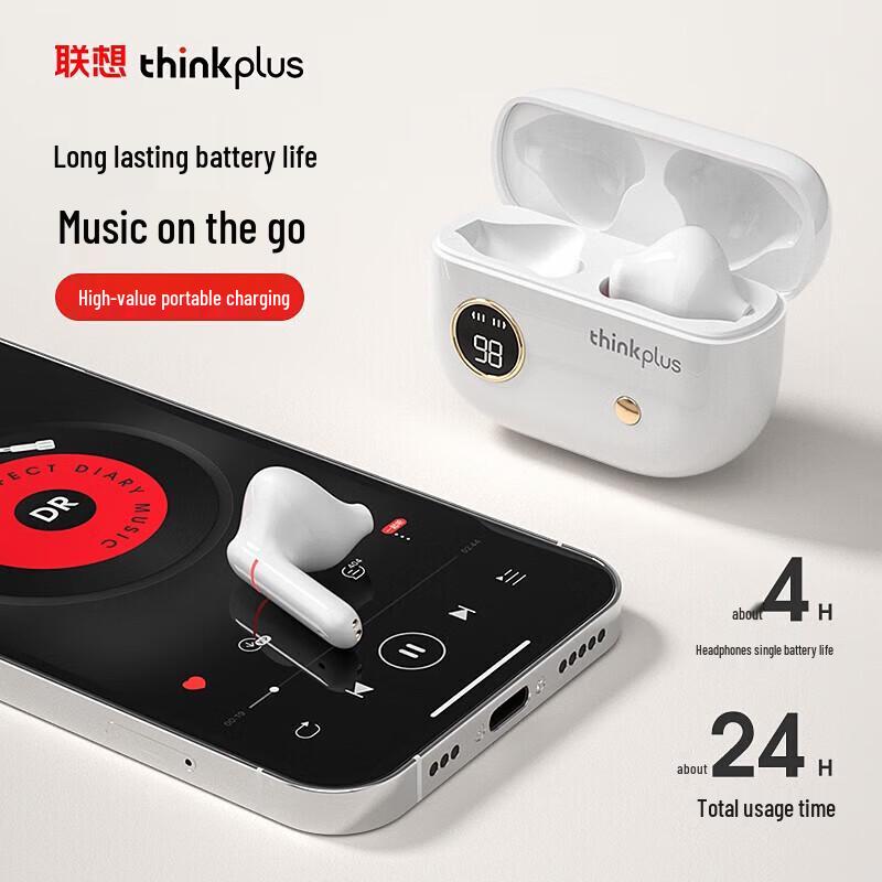 Lenovo thinkplus XT86 True Wireless Noise-Cancelling Earbuds