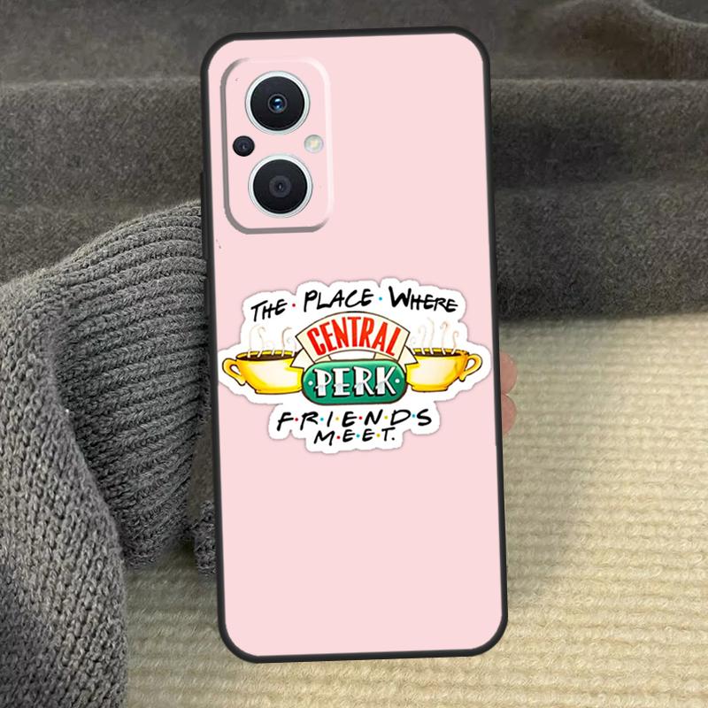Central Perk Friends Cover For OPPO Reno 14F 13F 12F 11F 8T 7 8 10 11 12 13 14 Pro OPPO Find X9 X6 X5 X8 Pro Case