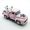Haunted Metal Truck Halloween Collectible Alloy Car Model with Removable Ghostly Miniature Ornament Home Decors Gift
