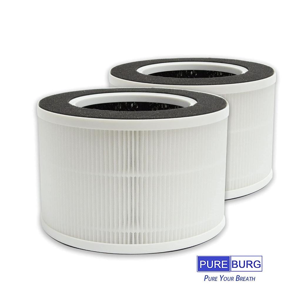 PUREBURG Replacement Filters Compatible with TREDY Air Dust Collection Deodorizing TD-1500 / TD-1500BM Purifier, & Integrated, 2-Pack