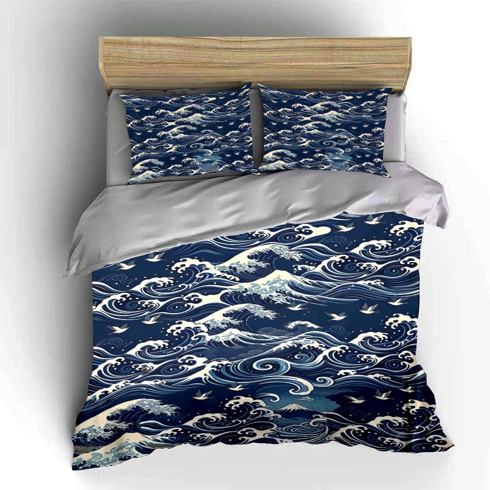 "Majestic sunlit waves" Bedding sets Duvet covers Pillowcases(1* Duvet Cover 2* Pillowcases without duvet insert)