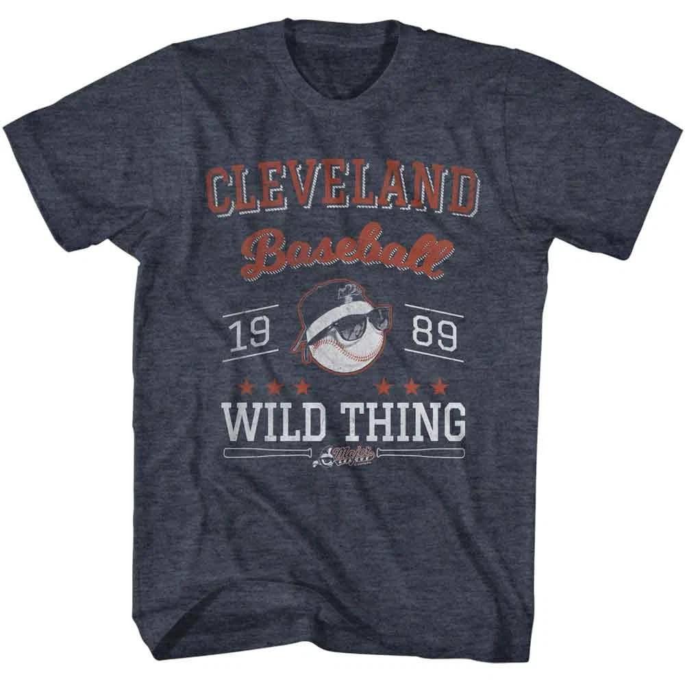 Major League - Cleveland 89 - American Classics - Heather Blue Short Sleev 100
