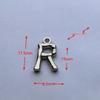 European & American Copper Bamboo Letter Pendants - Elegant, Versatile Jewelry Accessories