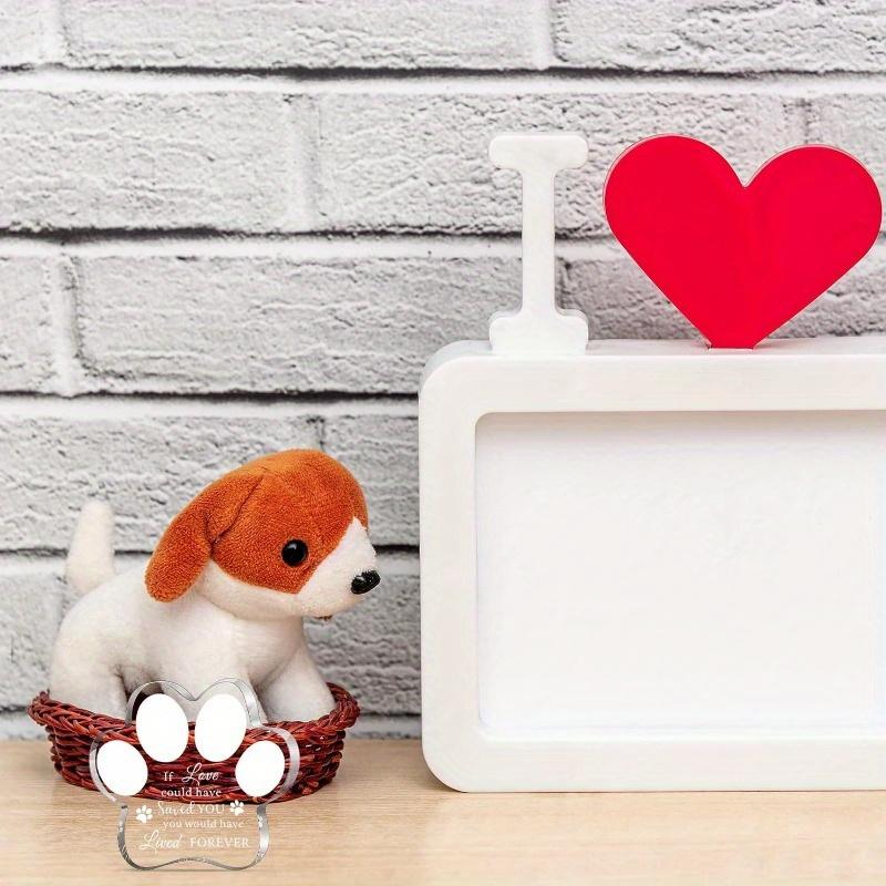 Memorial Gifts: Acrylic Dog Memorial Keepsake – Dog Death Sympathy/Bereavement Gift.