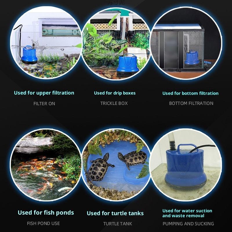 60Hz Submersible Aquarium Water Pump Cycle Filter Fish Tank Powerhead Fountain Pond Hydroponic