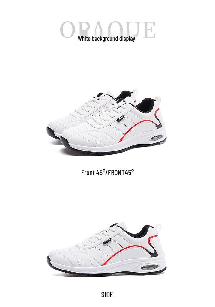 Red Dragonfly Men's Spring & Autumn Casual Running Shoes - Soft Sole Leather with Air Cushion