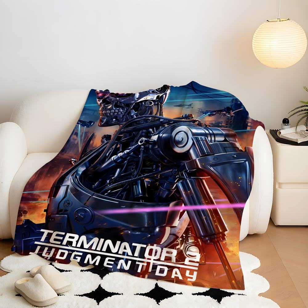 Film T-Der T-Terminator Wurf Flanell Decke, Leicht Gemütlich, Strapazierfähig Waschbar niedlich Cool