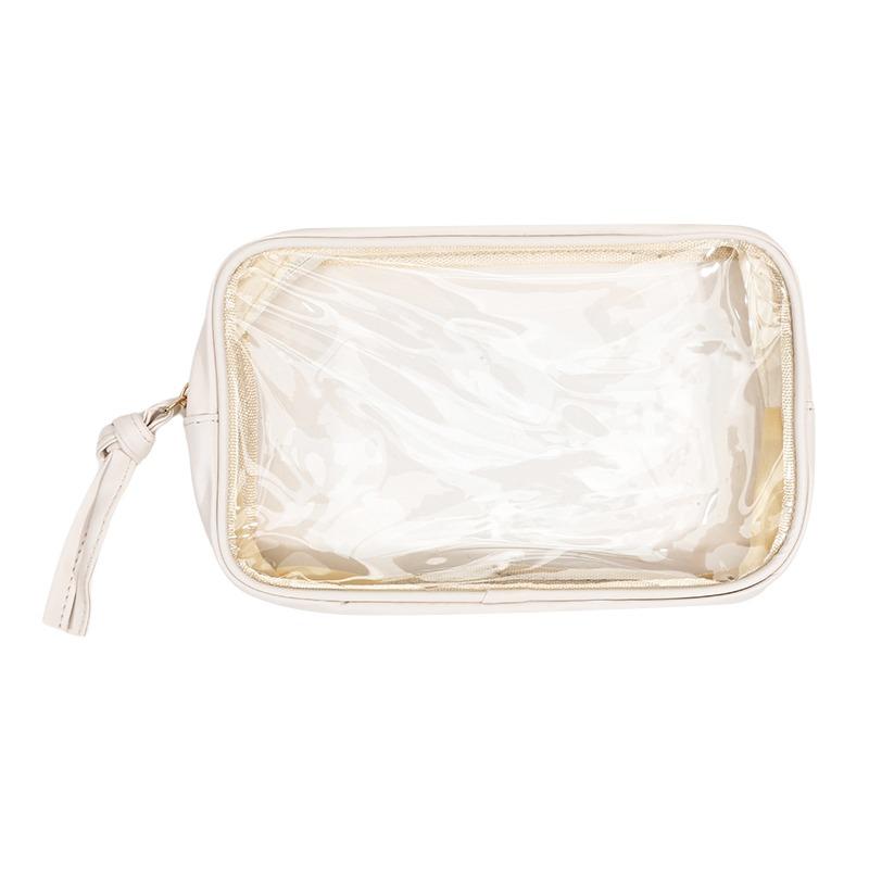 Women Makeup Bag Waterproof Clear PVC Travel Cosmetic Bags Case Travel Make Up Kit Bags for Men Toiletry Brush Organizer Pouch