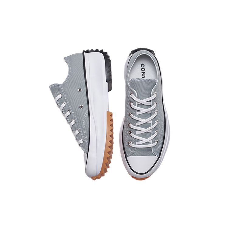 Converse Run Star Hike Low Ash Stone Unisex Sneakers Grey White Black 172491C