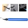 Deburring Tool with 11PCS High Speed Steel Rotary Blades Burr Removal Reamer Tool for Resin Metal Plastic PVC Pipes and Copper