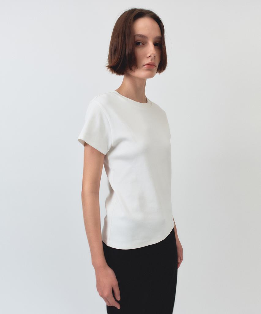 Simeteuligpeosenteu Basic Jersey T-Shirt / White