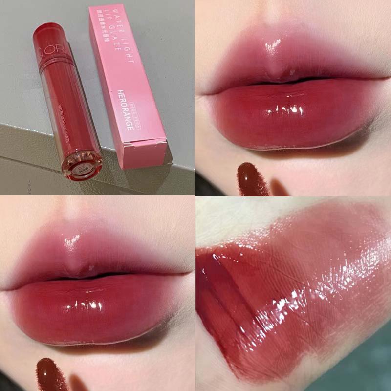 HERORANGE Pure Desire Lip Glaze: Long-lasting, Glossy, Plumping Formula 2.2g