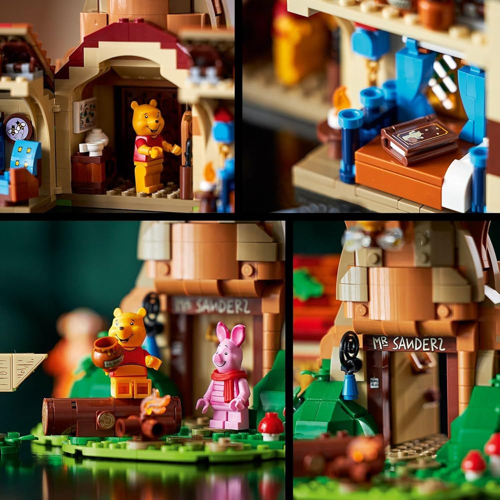 LEGO Ideas Winnie the Pooh Christmas Set 21326 Building Blocks Toy for Kids and Adults