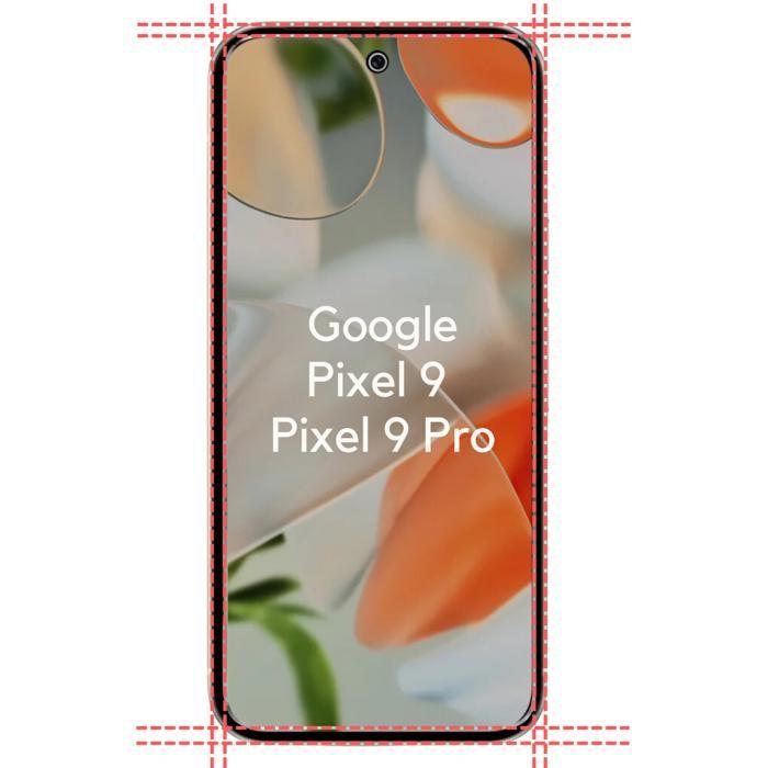 Funda antigolpes para Google Pixel 9 / Pixel 9 Pro y 2 Vidrios Templados Film Protector de Pantalla Phonillico®