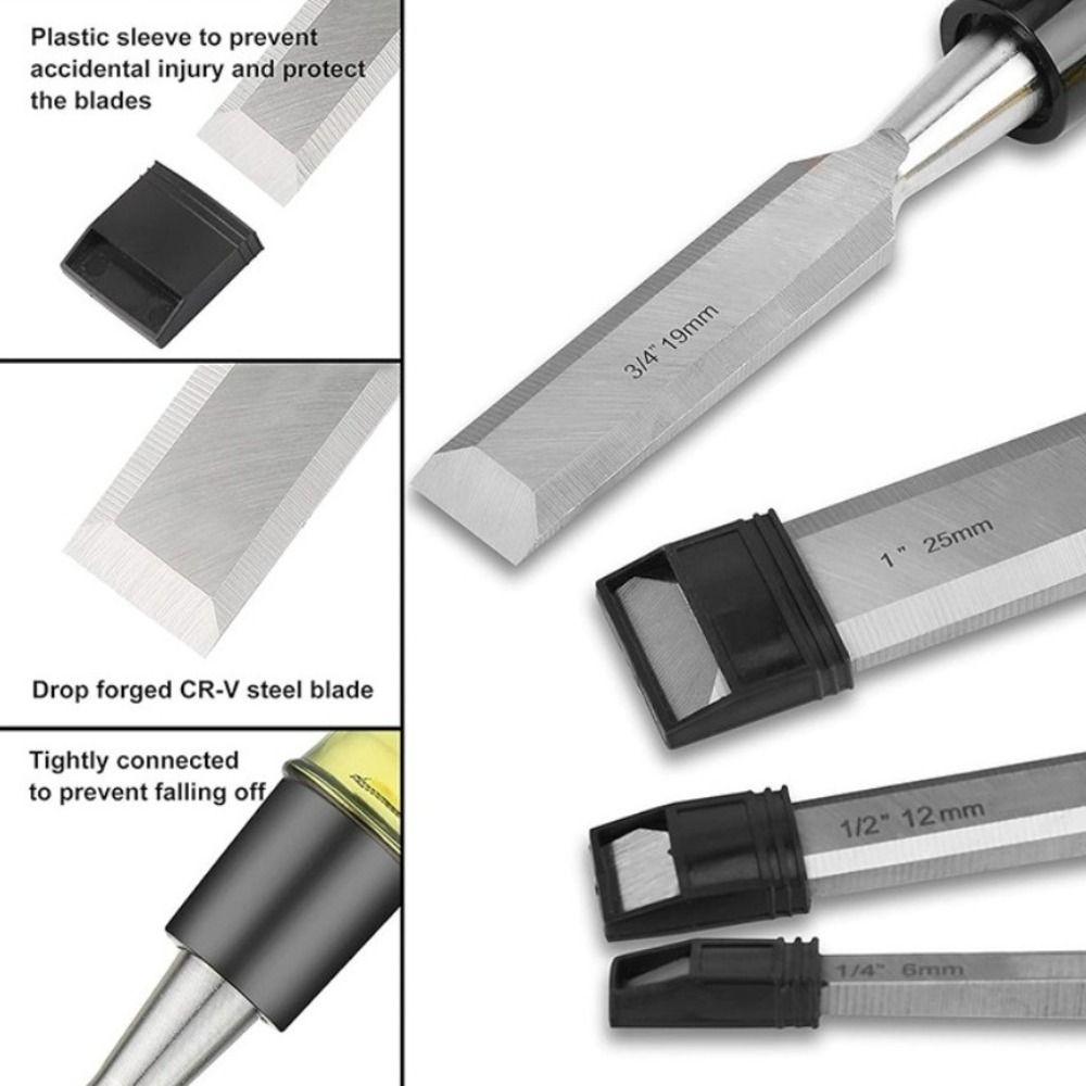 

4 шт. прочный ПВХ премиум набор для резьбы с ударопрочной ручкой ручной инструмент набор для резьбы по дереву плотник style 1