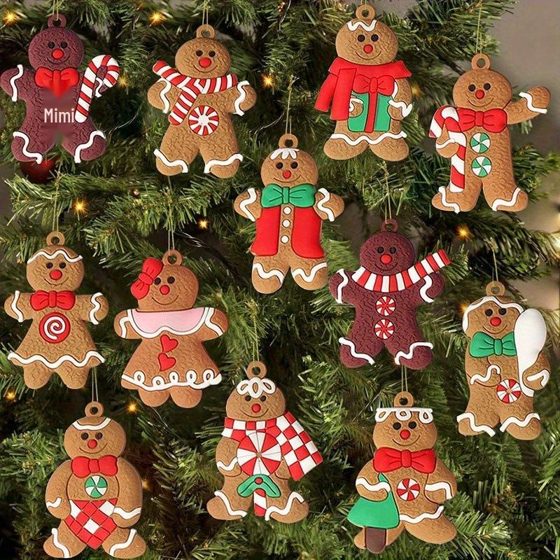 Cross-Border Christmas Gingerbread Man Ornaments: Festive Tree Decorations & Pendants