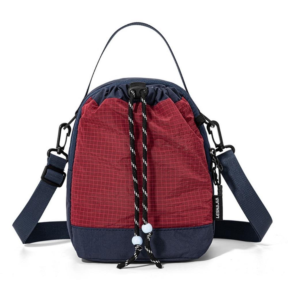 

Waterproof Water Bottle Carrier Bag Lightweight Drawstring Shoulder Bag Mobile Phone Bag Travel темно-синий