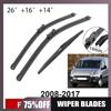 Suitable for Peugeot 2008-2017 Wiper Blades 26+16+14Peugeot Partner2 Wipers