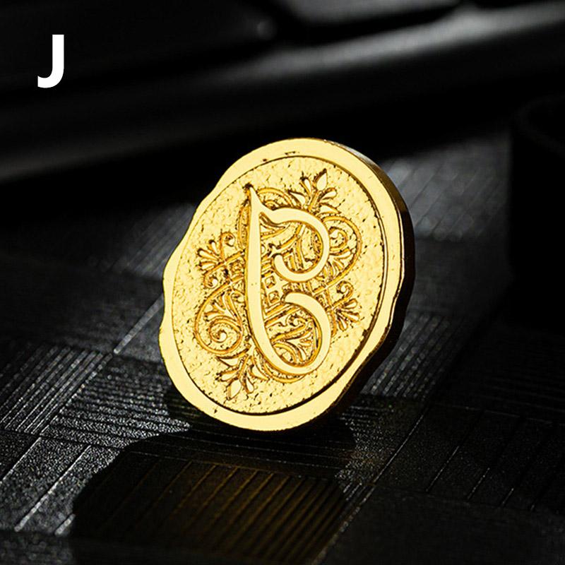 LetterA-Z Wax Seal Stamp DIY Sealing Wax Stamp Head for Scrapbooking Wedding Invitation Photo Album Dedicated Seal Stamp DIY