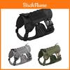 Tactical Dog Harness Oxford Fabric For Large Medium Dogs Outdoor Training
