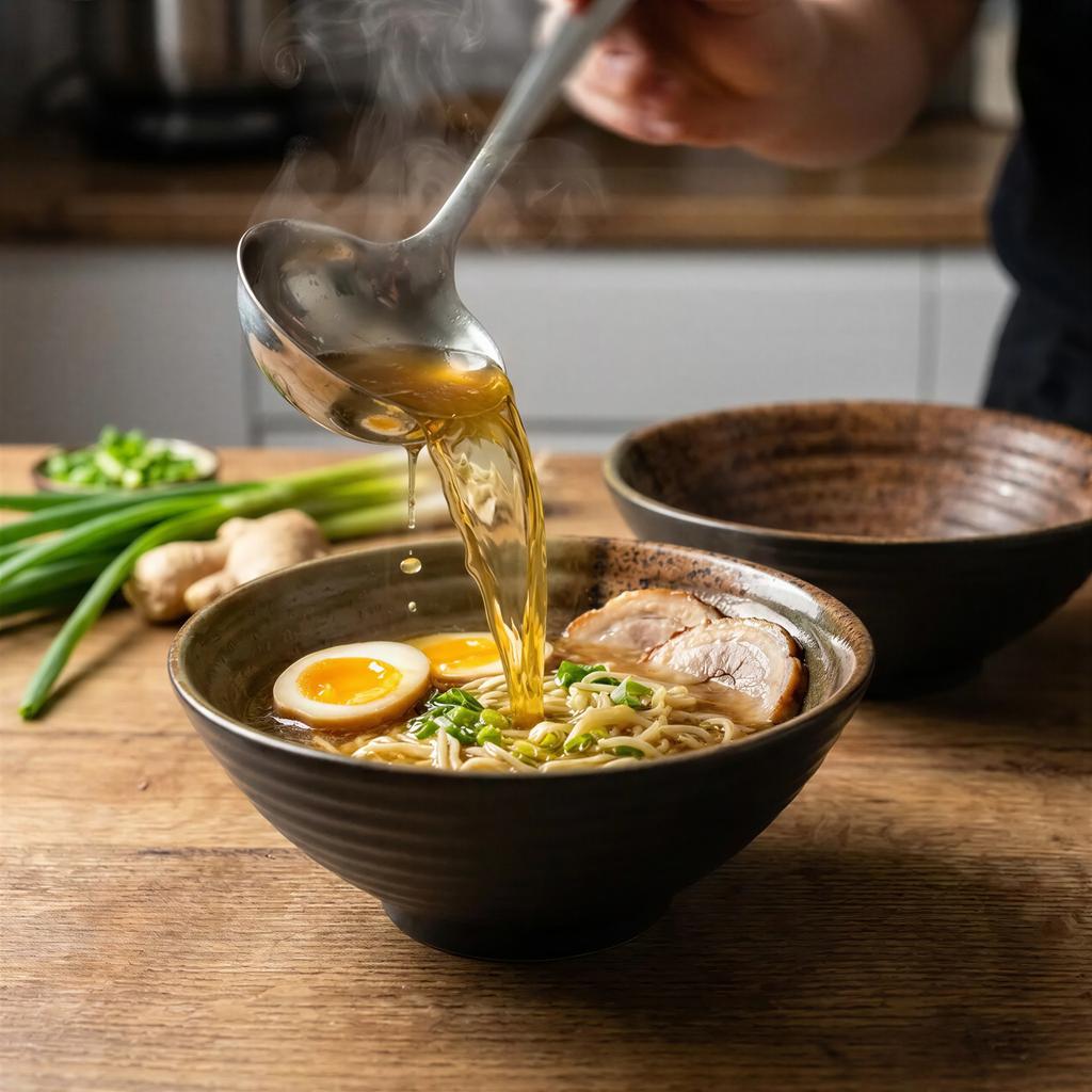 BOWL DEEP DINNER PLATE SET OF 2 pcs 1L FOR RAMEN NOodles Soups Ø20.7