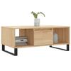 VidaXL Coffee Table Sonoma Oak 90x50x36.5 Cm Engineered Wood 830599