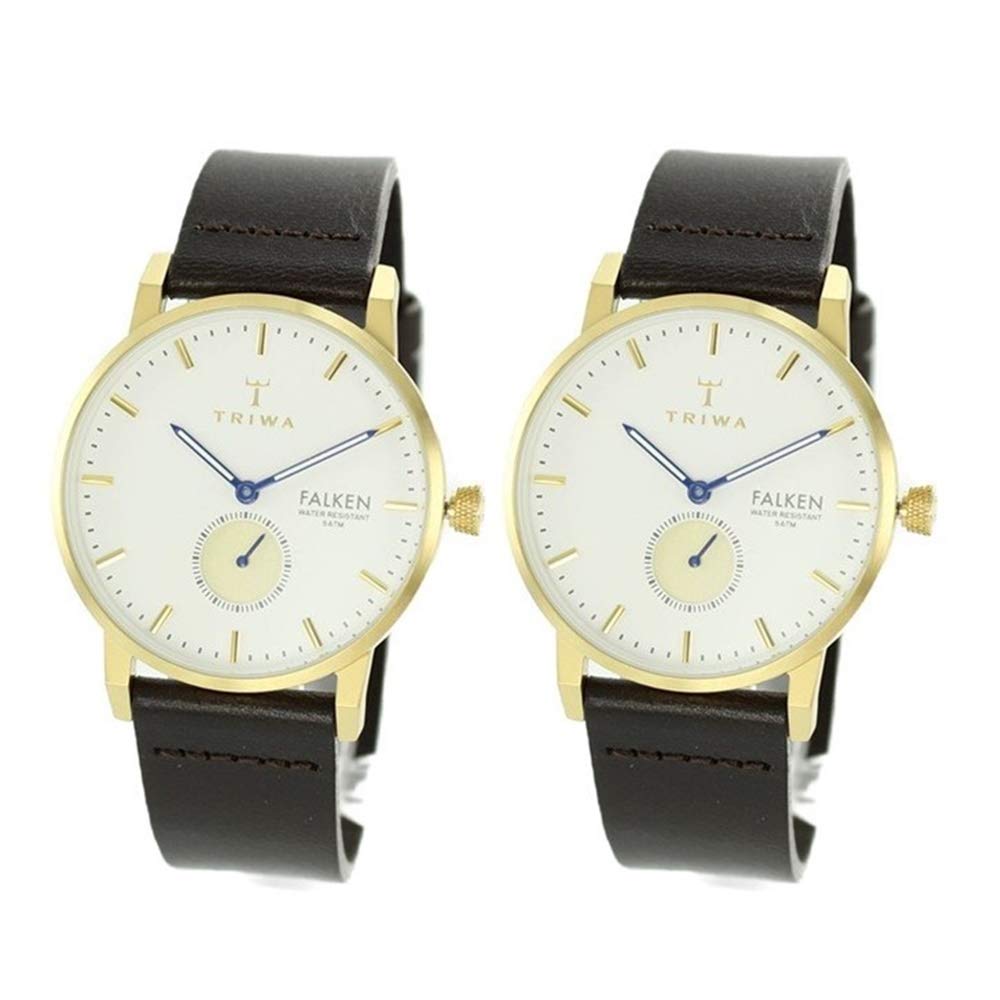 

TRIWA Pair Watch with BOX Falken White Dial Brown Leather Watch [TRIWA] FAST110-CL010413FAST110-CL010413 [Item]