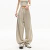 "2024 American Women's Retro Loose Straight Sweatpants - Spring & Autumn Jazz Dance Casual Pants"
