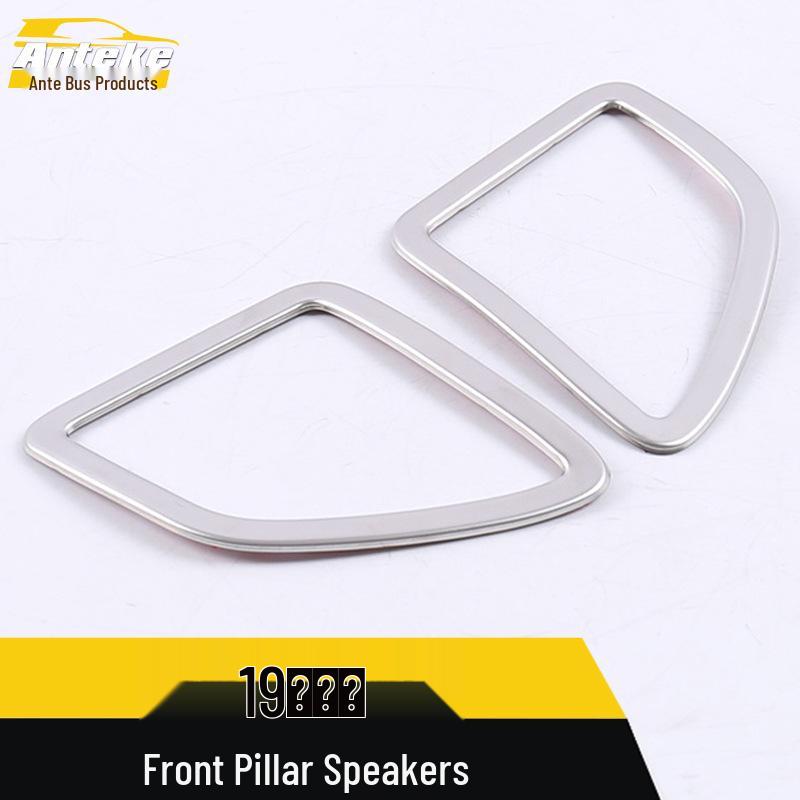 Stainless Steel Front Pillar Speaker Cover for 2019 Enjoy Model