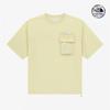 The North Face Aira Pocket Short Sleeve Round Tee Custard Nt7ur18l