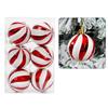 6Pcs/Set Gift Xmas Tree Decoration 6cm Christmas Spheres Pendant  Party Decoration
