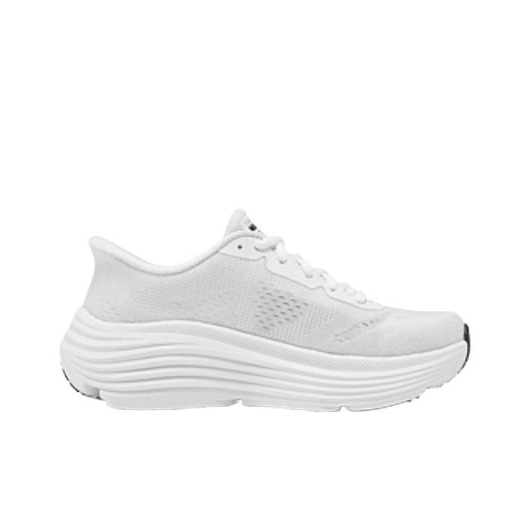 Skechers Go Series Comfortable Mesh TPU Durable Low-Top Running Shoes Women Sneaker White Black 129473-WBK