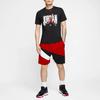 Air Jordan Printed Letter Logo Crew Neck T-Shirt Men Tops Black CJ6307-010